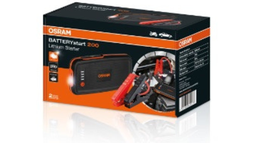 JUMP Electromotor / ACUMULATOR EXTERN PORNIRE AUTO 12V 6000mAh OSRAM BATTERY START 200 OBSL200 OSRAM