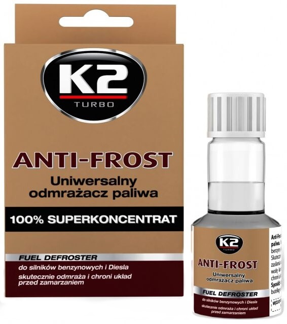 K2 Anti Frost Solutie Anti Inghet Combustibil 50ML T313