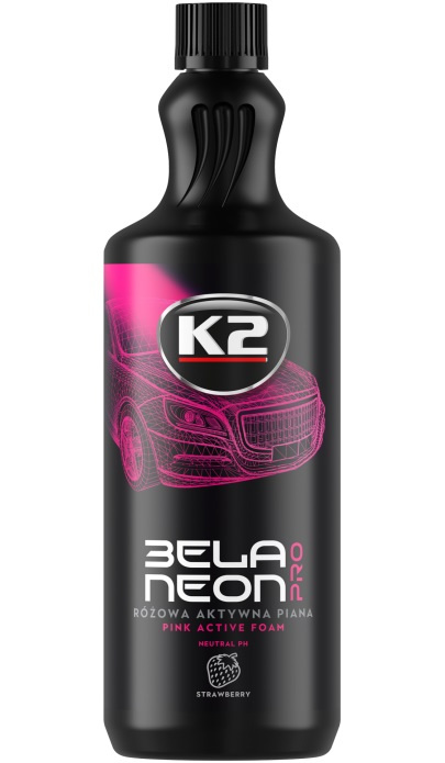 K2 Bela Neon Pro Spuma Activa Roz Capsuni 1L D0151