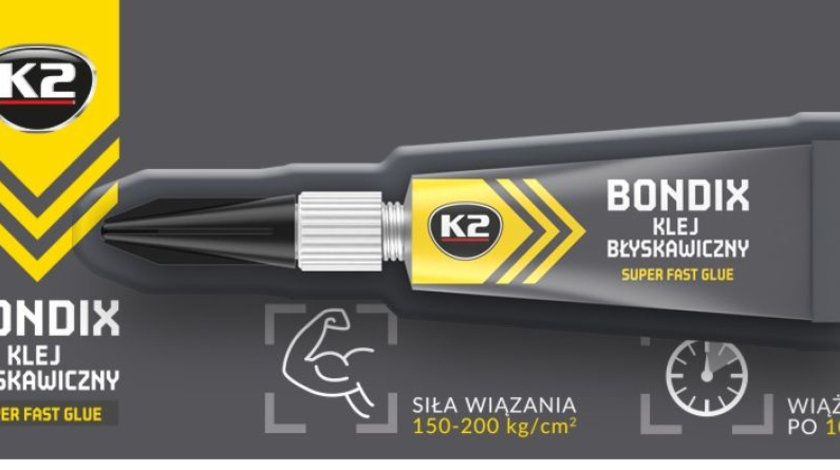 K2 Bondix Adeziv Pentru Plastic, Lemn, Cauciuc, 3G B1000
