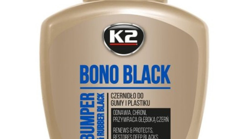 K2 Bono Black Solutie Intretinere Si Innegrit Anvelope Si Bandouri Plastic 500ML K035