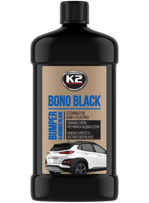 K2 Bono Black Solutie Intretinere Si Innegrit Anvelope Si Bandouri Plastic 500ML K035