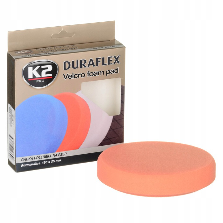 K2 Burete Polish Portocaliu 150X25MM L612