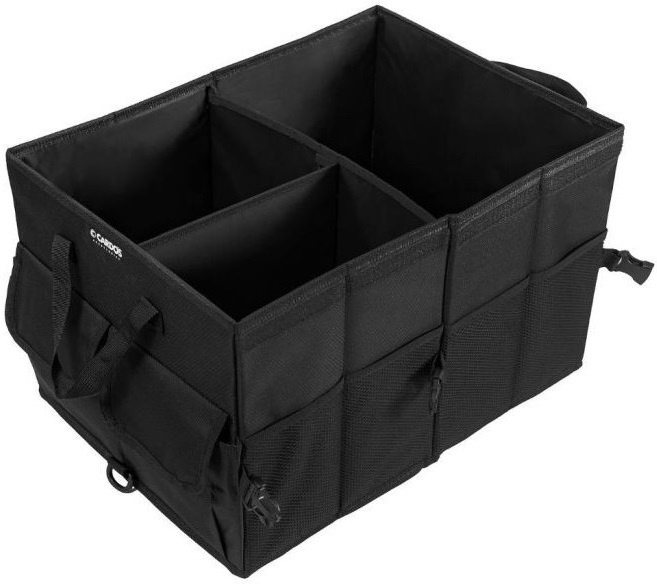 K2 Cardos Geanta Organizator Auto Pliabila Produse Detailing Pentru Portbagaj Negru XXL 64L AW110