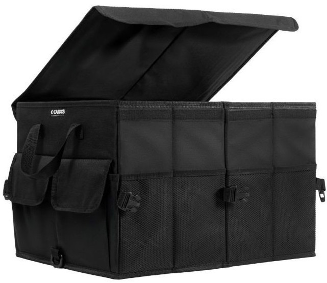 K2 Cardos Geanta Organizator Auto Pliabila Produse Detailing Pentru Portbagaj Negru XXL 64L AW110