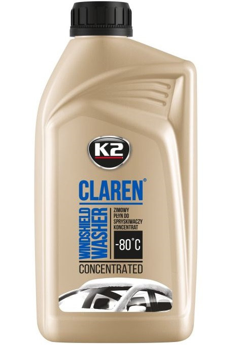 K2 Claren Solutie Lichid Parbriz Iarnă Concentrat Până La -80°C 1L K611