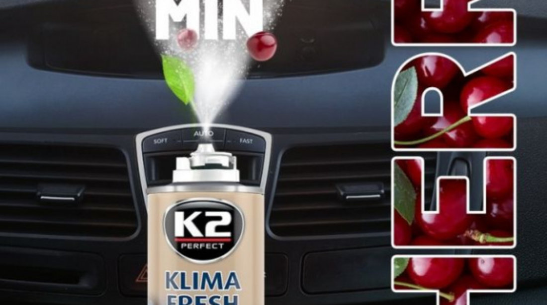 K2 Clima Fresh Spray Curatat Ac Cherry 150ML K222CH