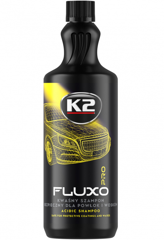 K2 Fluxo Pro Sampon Auto Acid Sigur Pentru Protectii Ceramice Si Ceara 1L D0251