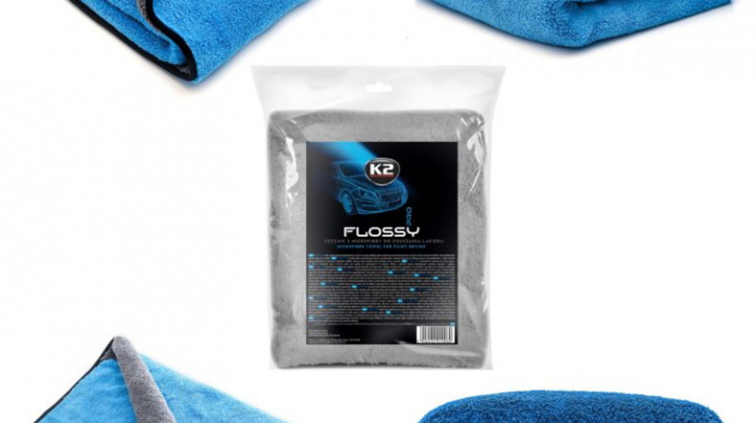 K2 Laveta Prosop Microfibra Absorbtie Ridicata Flossy 60X90CM D0220