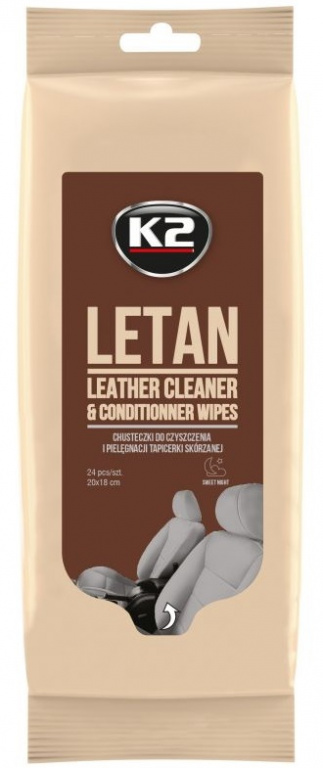 K2 Letan Wipes Servetele Umede Curatat Piele 24 Buc K210