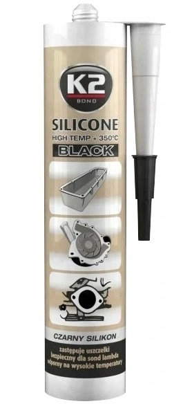K2 Mastic Silicon Negru 350C 300G B200