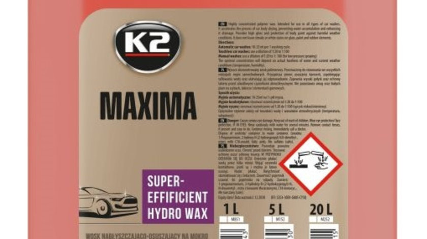 K2 Maxima Solutie Ceara Lichida 5L M152