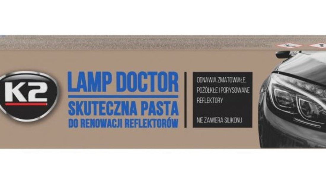 K2 Pasta Lustruit Faruri Lamp Doctor 60G L3050