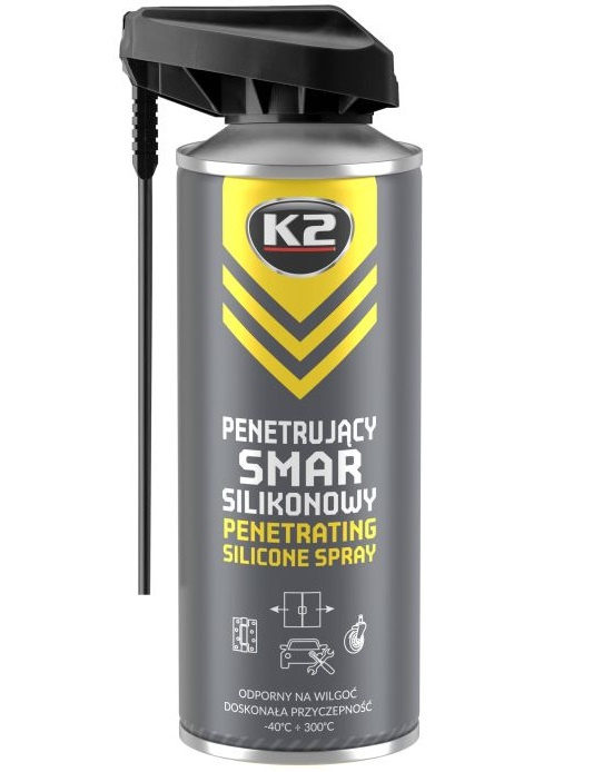 K2 Penetrating Silicone Spray Smar Spray Silicon Penetrant 400ML B430