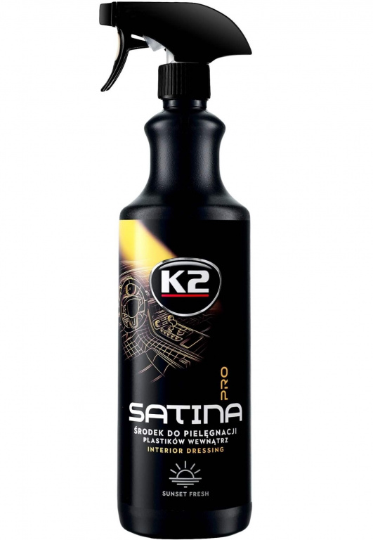 K2 Satina Pro Solutie Dressing Plastice Interior Aroma Sunset Fresh 1L D50111