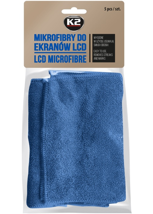 K2 Set 5 Buc Lavete Microfibra Curatat Interior K711