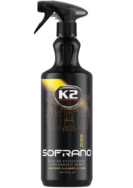 K2 Sofrano Pro Solutie De Curatat Si Intretinere Piele 1L D5051