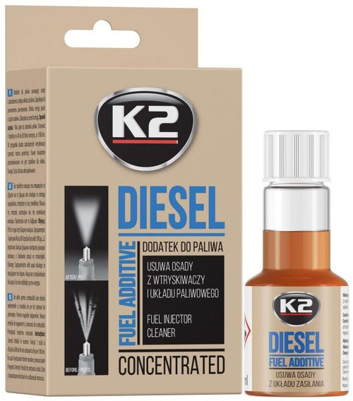 K2 Solutie Curatat Injectoare Diesel 50ML T312