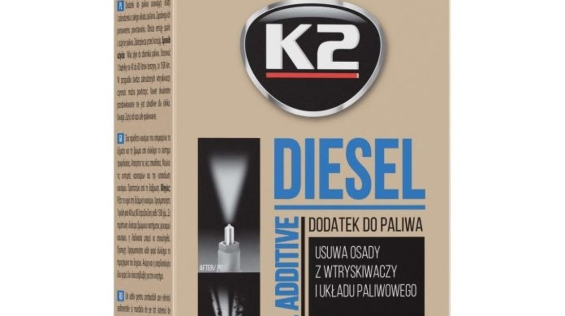 K2 Solutie Curatat Injectoare Diesel 50ML T312