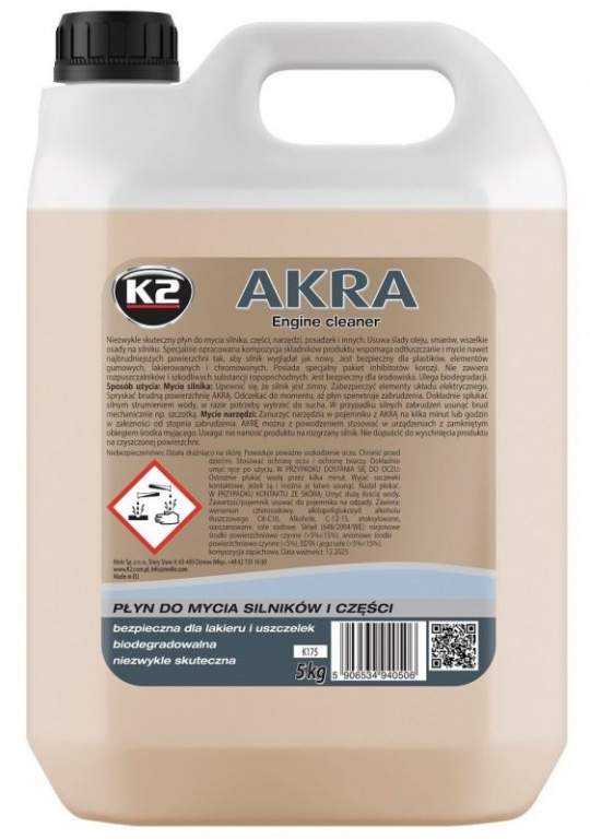 K2 Solutie Curatat Motor Akra 5L K175