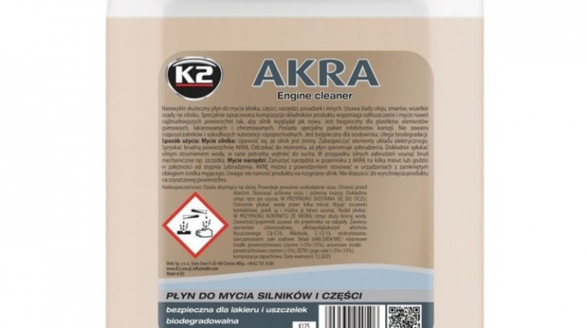 K2 Solutie Curatat Motor Akra 5L K175