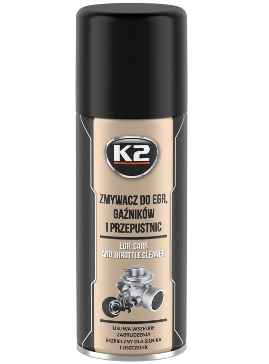 K2 Spray Curatat Egr, Carburatoare, Clapete De Accelerație, Injectoare și Turbocompresoare 400ML W128