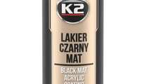 K2 Spray Vopsea Acrylic Negru Mat 500ML L340
