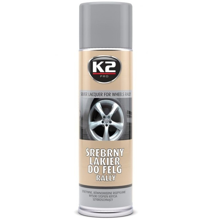 K2 Spray Vopsea Jante Argintiu 500ML L332