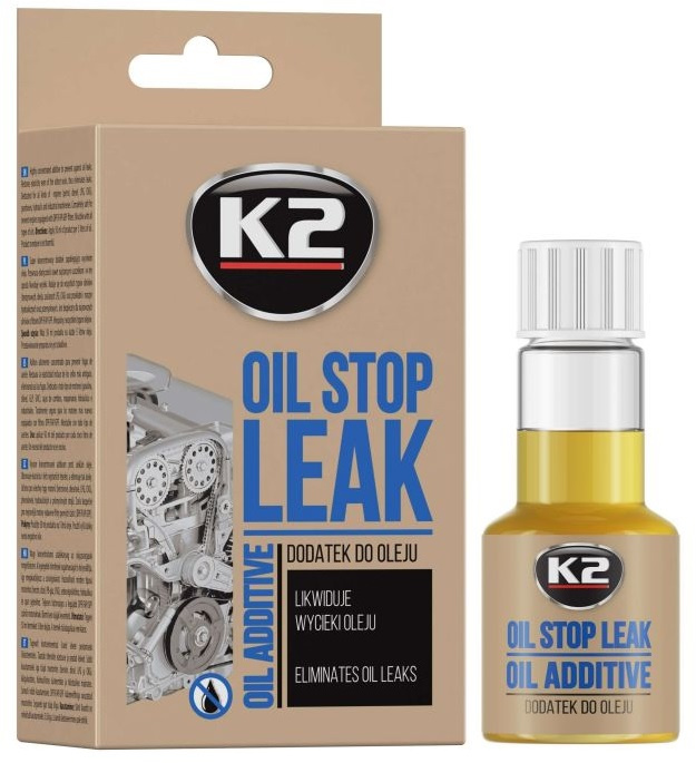 K2 Stop Leak Oil Aditiv Pentru Stopat Scurgeri De Ulei 50ML T377