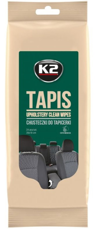 K2 Tapis Wipes Set 24 Buc Servetele Curatat Tapiterie Textil K212