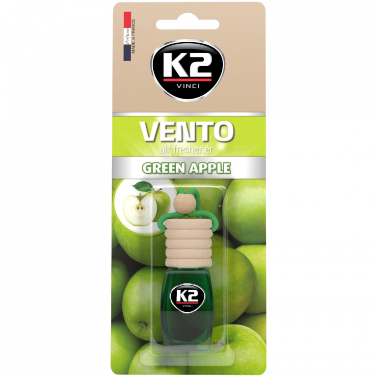 K2 Vento Green Apple Odorizant Sticluta Auto Aroma Mar Verde 8ML V451