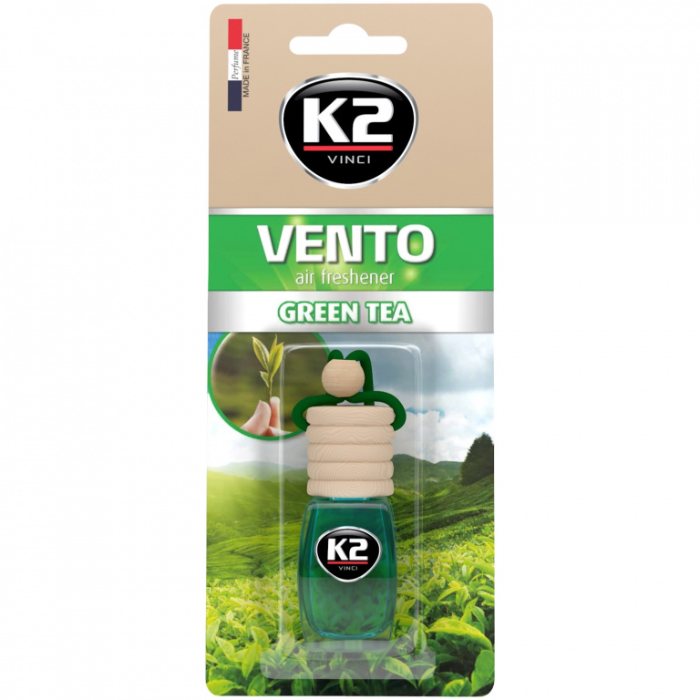 K2 Vento Green Tea Odorizant Sticluta Auto Aroma Ceai Verde 8ML V452