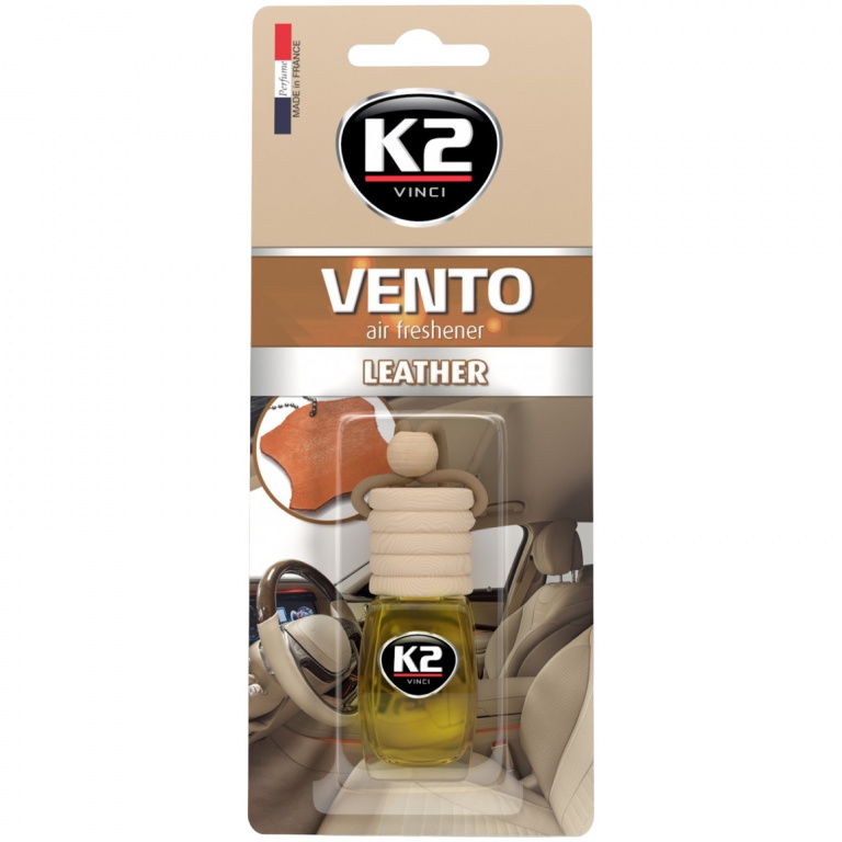 K2 Vento Leather Odorizant Sticluta Auto Aroma Piele 8ML V469