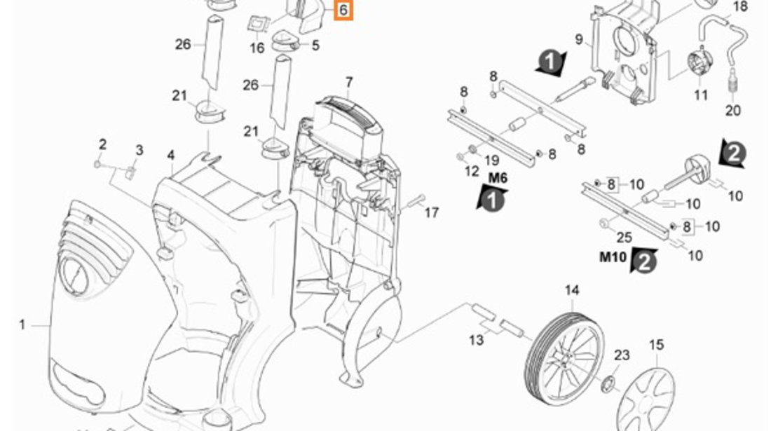 Karcher Maner Suport Pistol Spalat Presiune 5.321-721.0