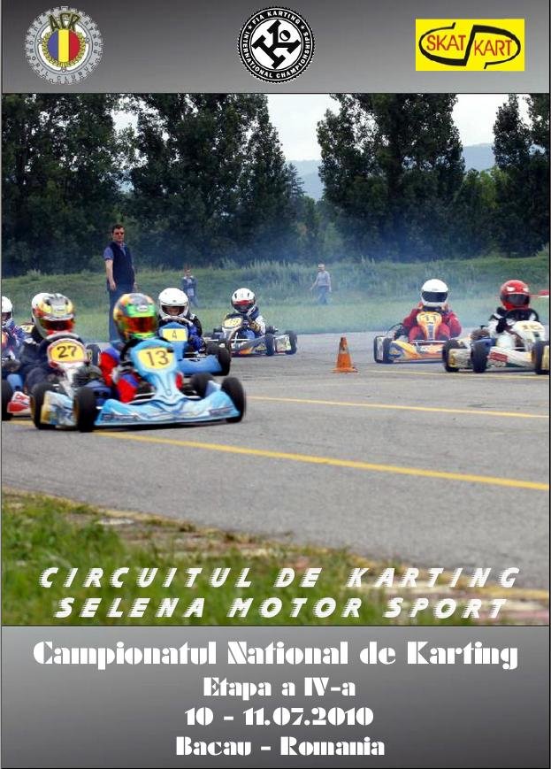 Karting - etapa cu nr. 4 din CNK, in acest week-end, la Bacau