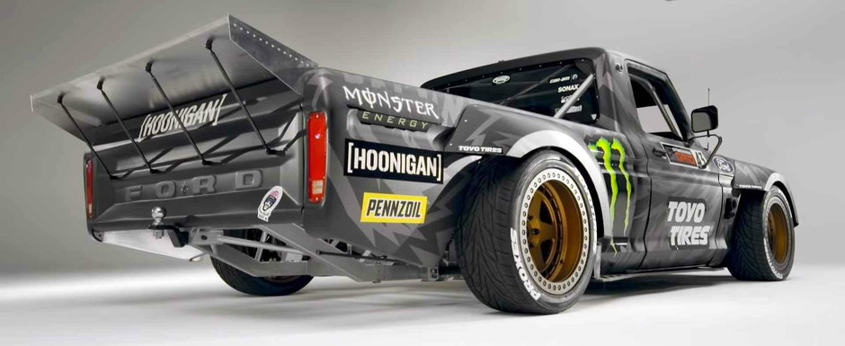 Ken Block are o noua masina dementiala. Hoonitruck are motor de FORD GT si 927 de cai putere