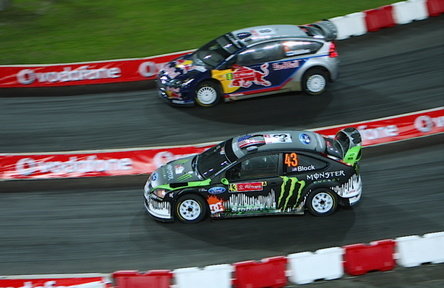 Ken Block versus Kimi Raikkonen - Spectacol in Portugalia!