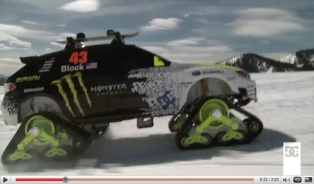 Ken Block vs STI Snow Car