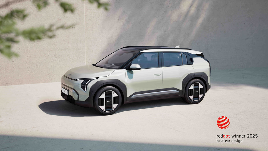 Kia EV3 castiga ravnitul premiu Red Dot „Best of the Best”