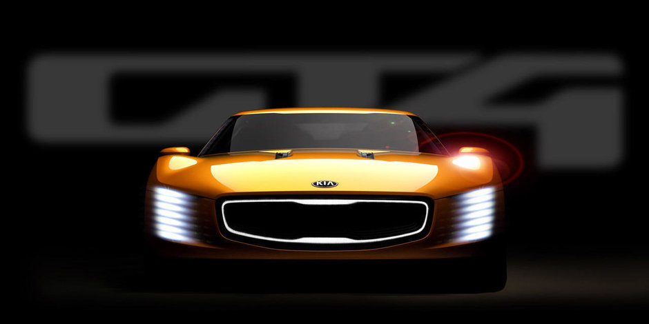 Kia GT4 Stinger Concept de 315 cp se va lansa la Detroit