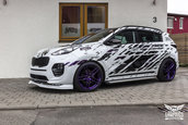 Kia Sportage cu tuning extrem