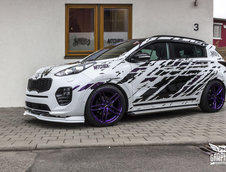 Kia Sportage cu tuning extrem