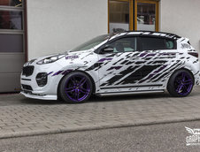 Kia Sportage cu tuning extrem