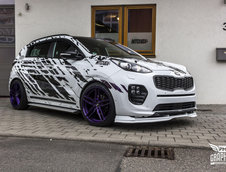 Kia Sportage cu tuning extrem