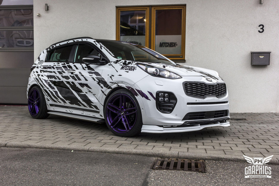 Kia Sportage cu tuning extrem