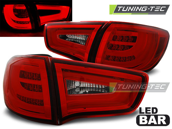 KIA SPORTAGE III 10-04.14 ROSU ALB LED BAR