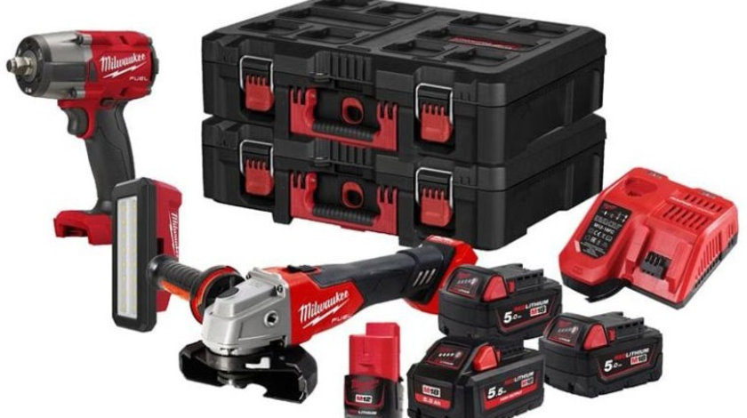 Kit 2 Scule + Accesorii Milwaukee 4933481020