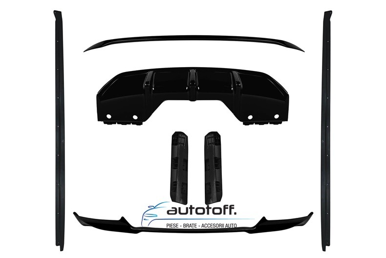Kit aerodinamic BMW X6 F16 (14-19) Negru lucios