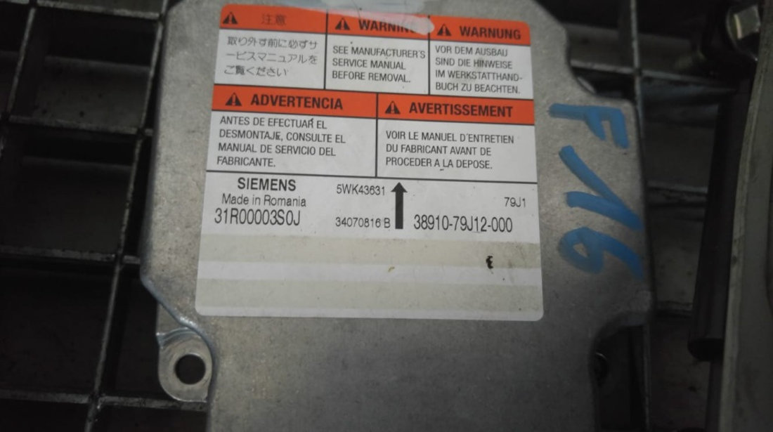 Kit airbag cu calculator fiat sedici 16 38910-79j12-000