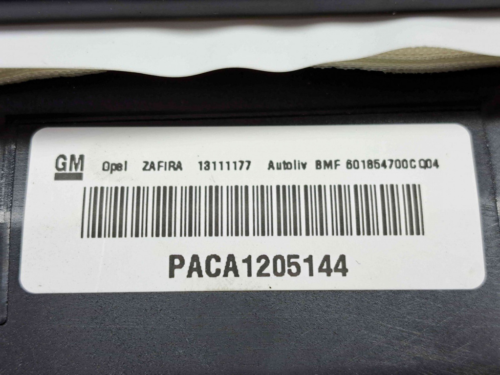Kit airbag - Plansa bord Opel Zafira B (A05) [Fabr 2006-2011] 13111348 / 13111177